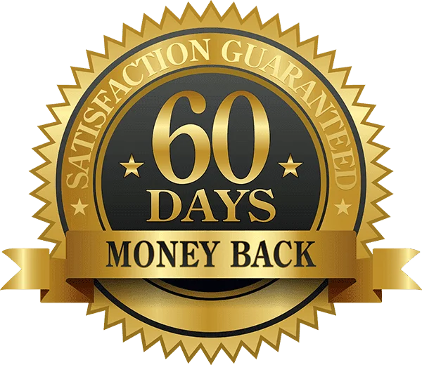 GlucoFlux Money Back Guarantee Seal